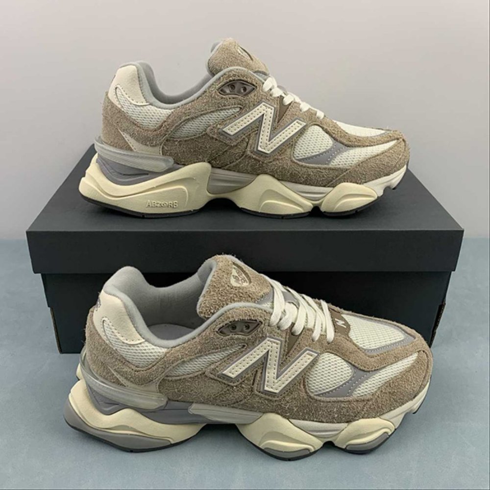 New Balance 9060 Driftwood Stone Pink Sea Salt Sneakers 7.5 M or 9 W.